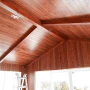 Plafond en bois - Jeff Tech Rimouski